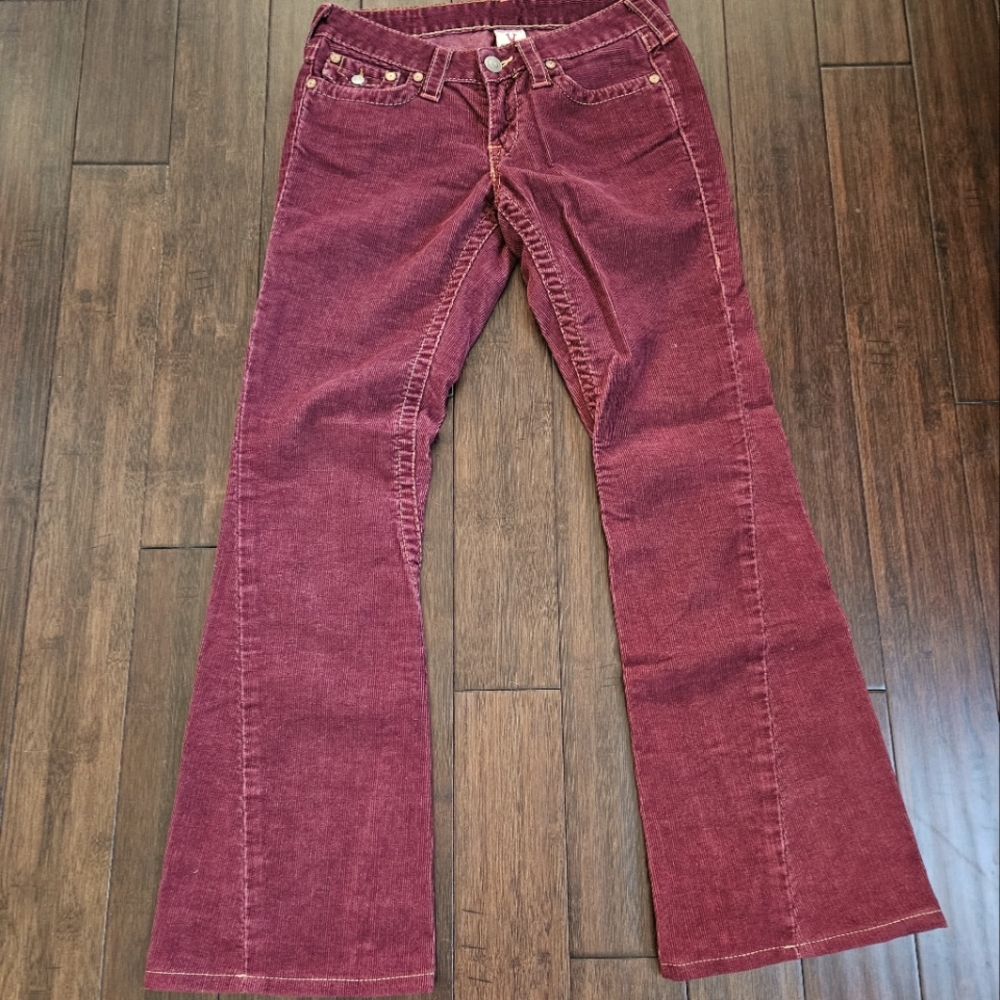 True Religion women's corduroy jeans